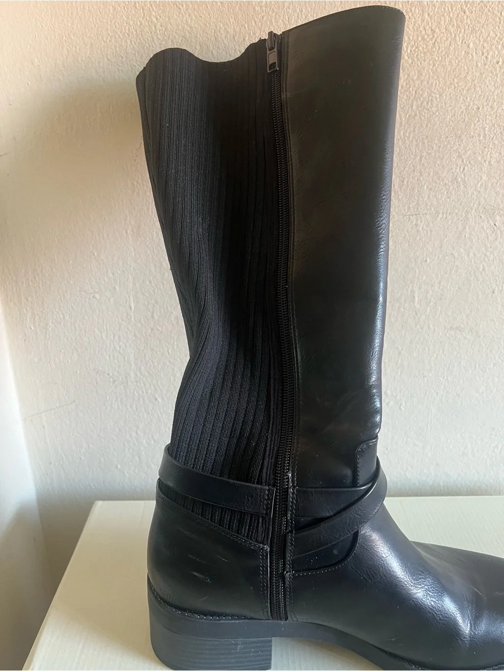 LifeStride Brittany Over-the-Knee Boots in Black